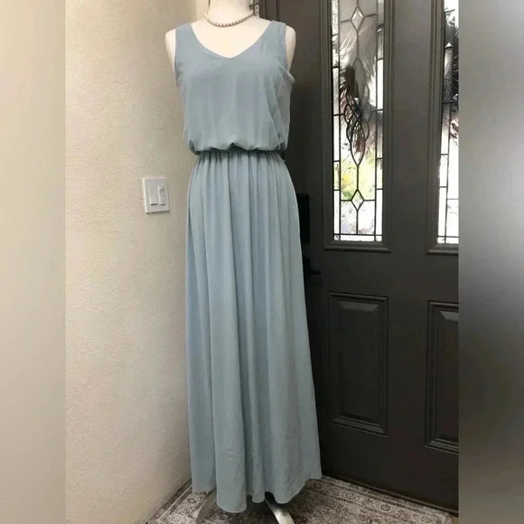 Show Me Your MUMU Blue Maxi Dress. Size: XL - Picture 7 of 12